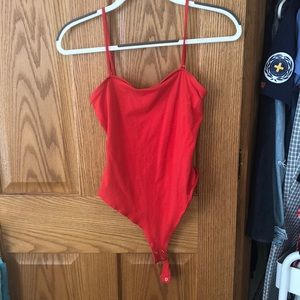 Red Bodysuit